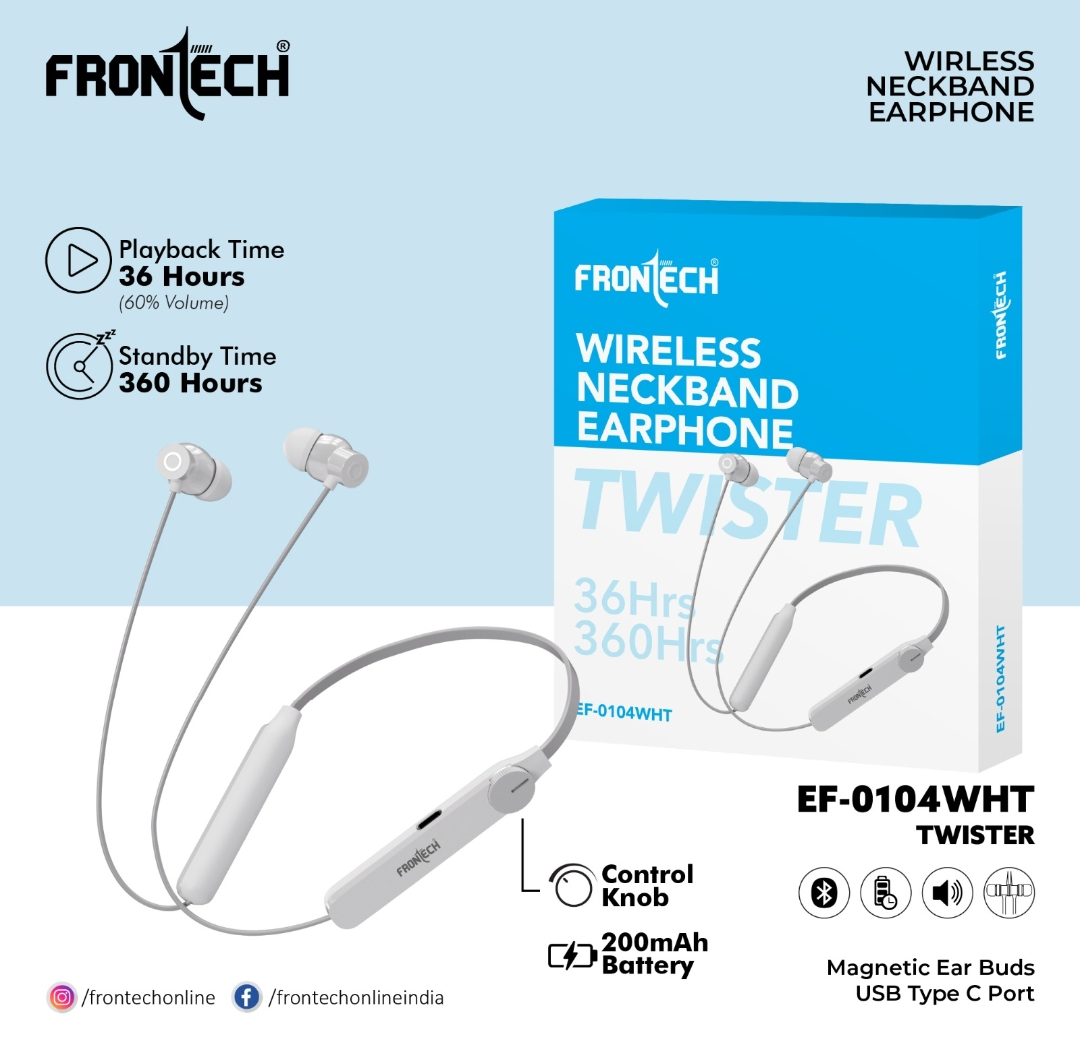 FRONTECH EF-0104 Twister Wireless Neckband Earphone