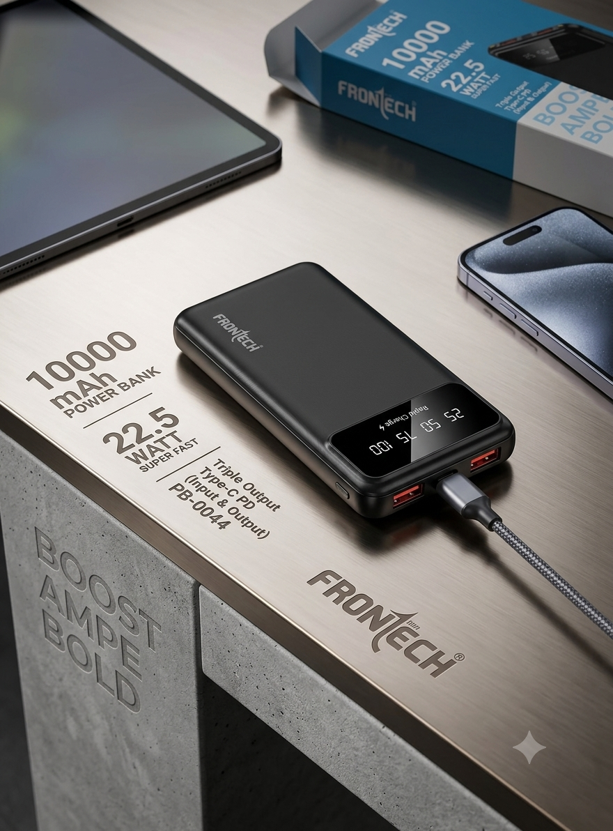 Frontech PB-0044 10000 mAh Power Bank